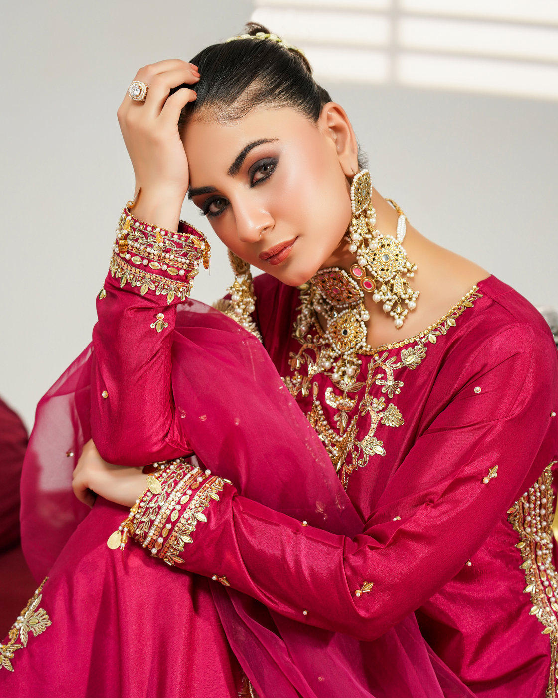 Fuchsia Pink And Gold - Eemans Collection